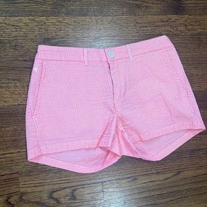 Chubbies women’s hot pink seersucker shorts